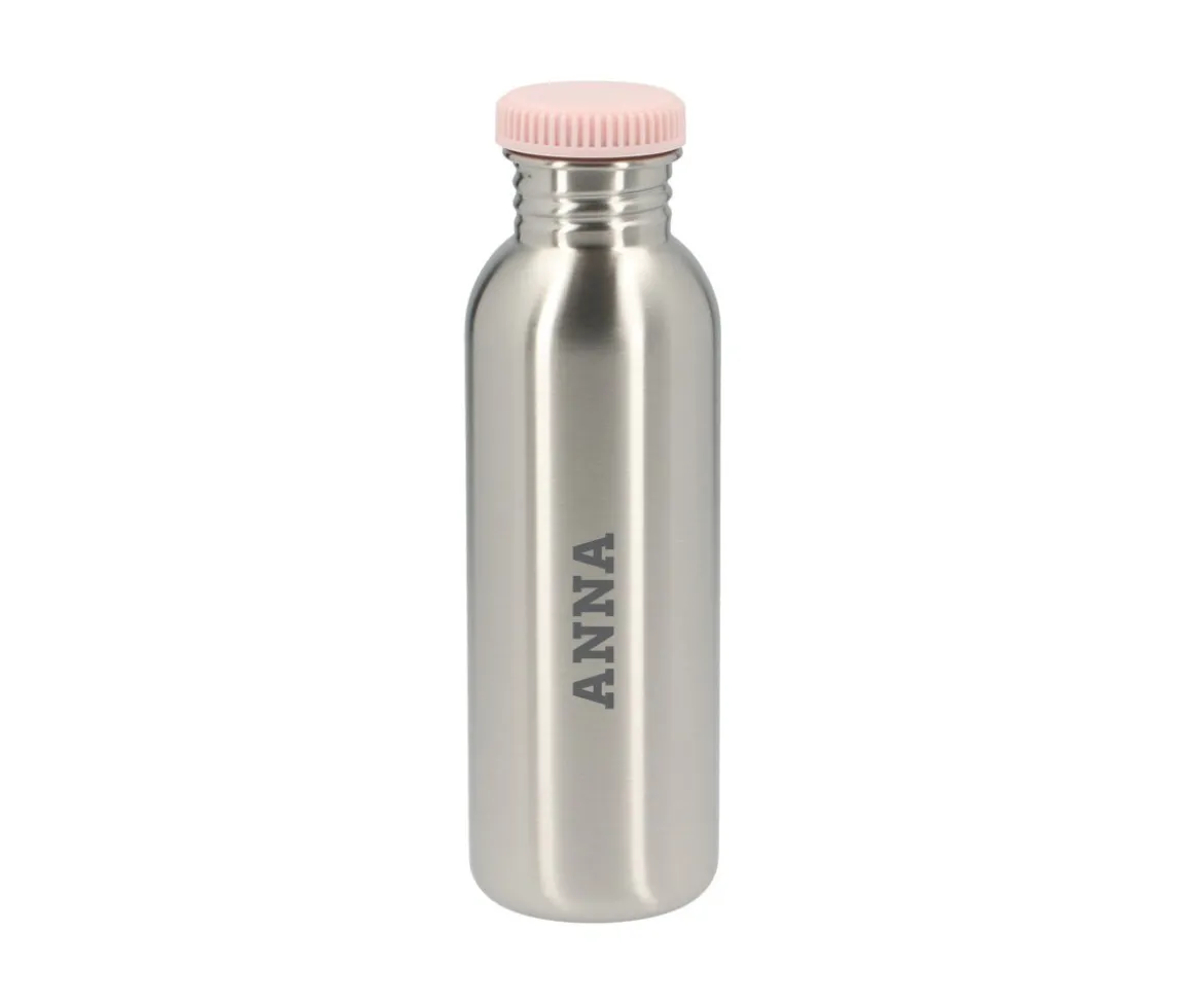 Botella Acero Básica Cotton Pink Personalizable 750ml