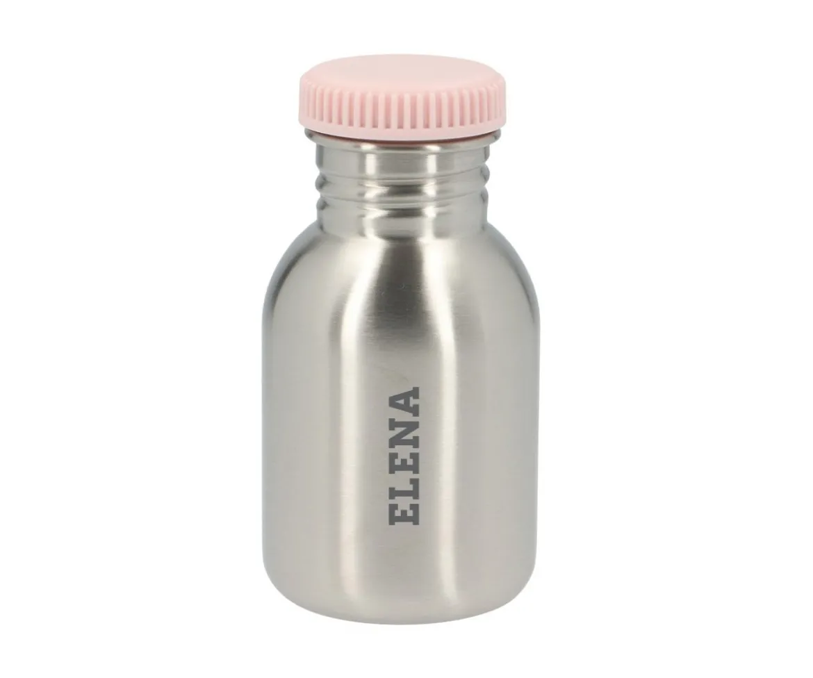 Botella Acero Básica Cotton Pink Personalizable 350ml