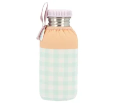 Botella Acero con Funda Stripes Apricot Personalizable 500ml