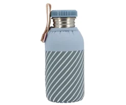 Botella Acero con Funda Stripes Blue Personalizable 350ml