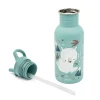 Botella Acero con Pajita Oso Polar 500ml