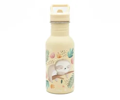 Botella Acero con Pajita Perezoso 500ml