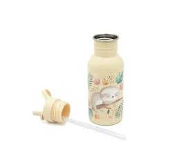 Botella Acero con Pajita Perezoso 500ml