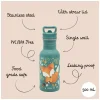Botella Acero con Pajita Zorro 500ml