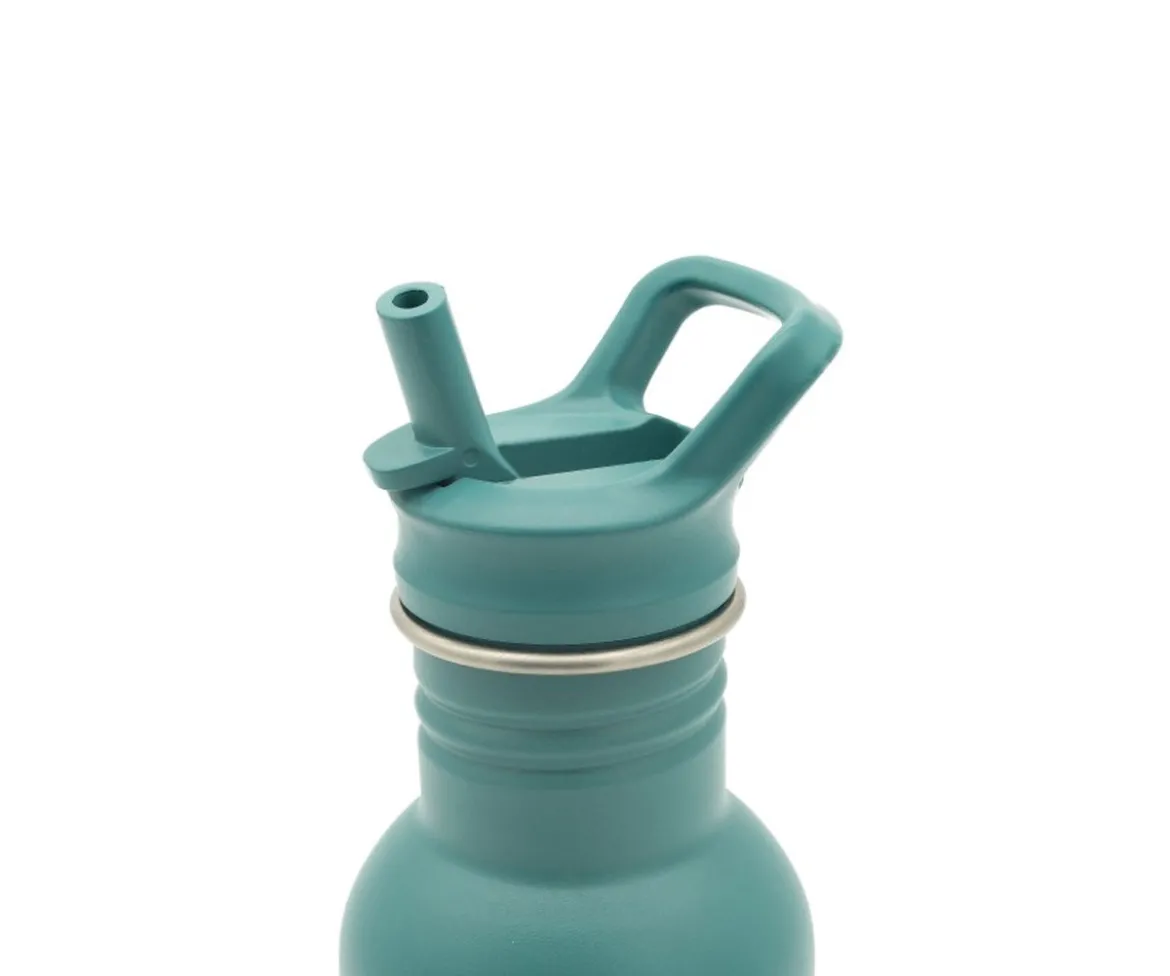 Botella Acero con Pajita Zorro 500ml