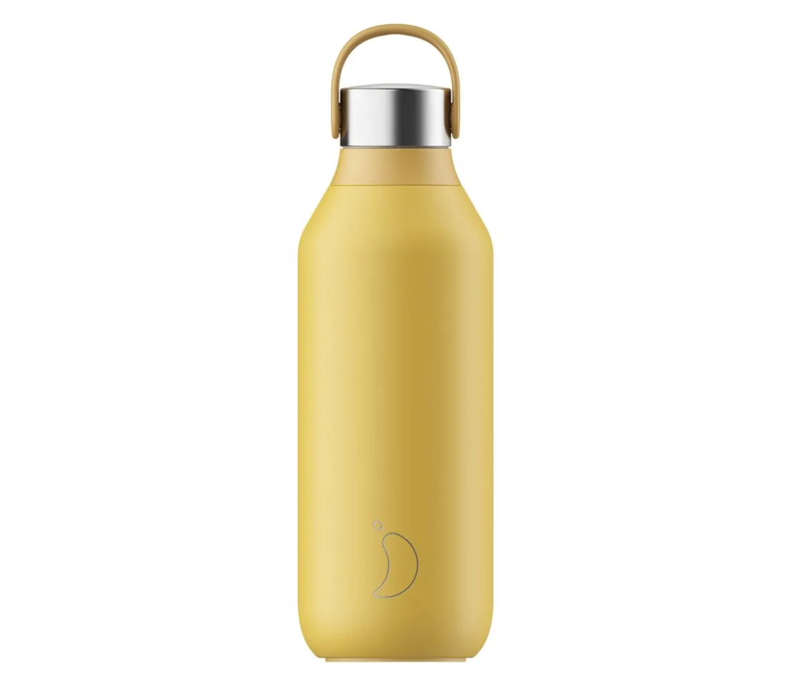 Botella Acero Inoxidable Serie 2 Amarillo Polen 500ml