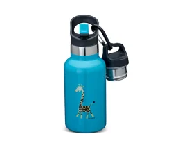 Botella Acero Inoxidable TEMPflask 350ml Jirafa Turquoise