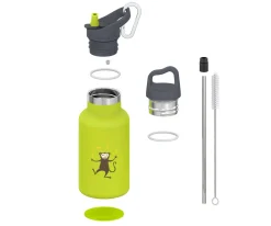 Botella Acero Inoxidable TEMPflask 350ml Jirafa Turquoise