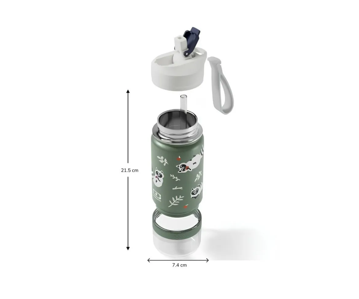 Botella Acero MB Twisty Mapache
