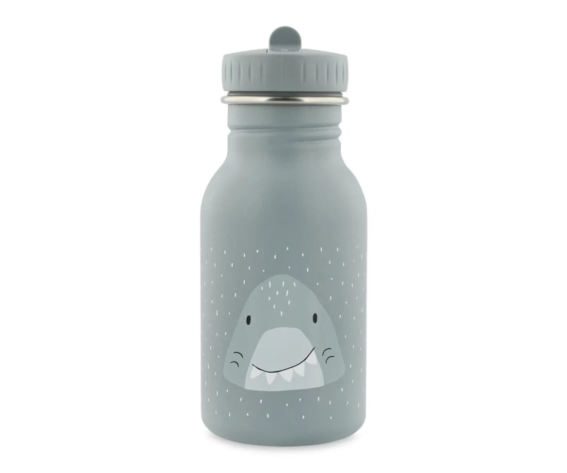 Botella Acero Trixie Mr. Shark 350ml + 6 Pegatinas Redondas Blue Regalo