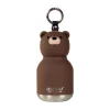 Botella Acero Térmica Mini-Bestie Oso Marron 200ml