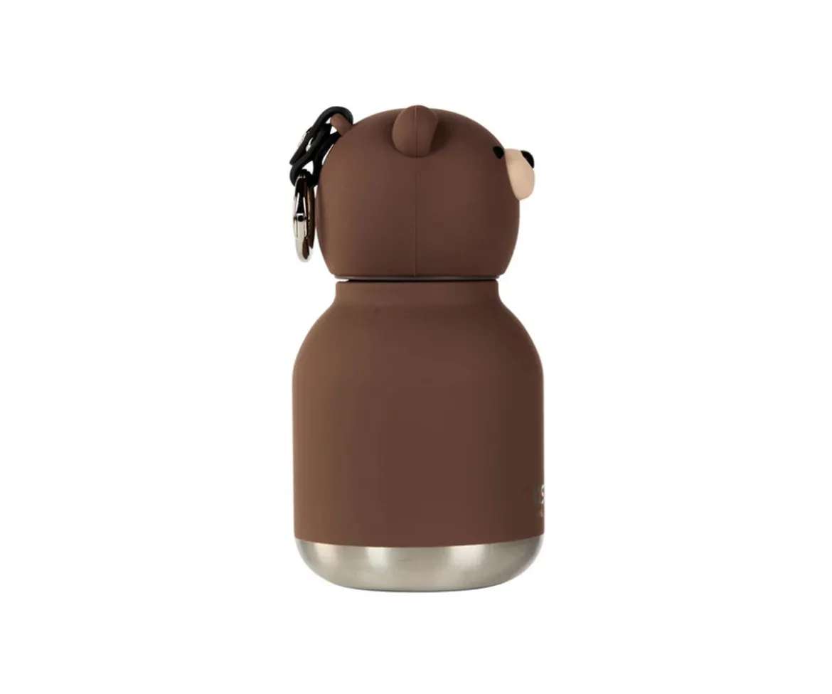Botella Acero Térmica Mini-Bestie Oso Marron 200ml