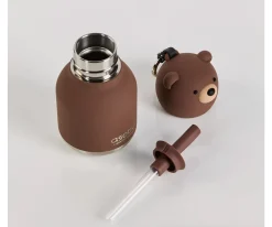 Botella Acero Térmica Mini-Bestie Oso Marron 200ml