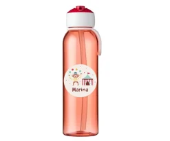 Botella Campus Flip-Up Personalizada Roja 500ml Circus