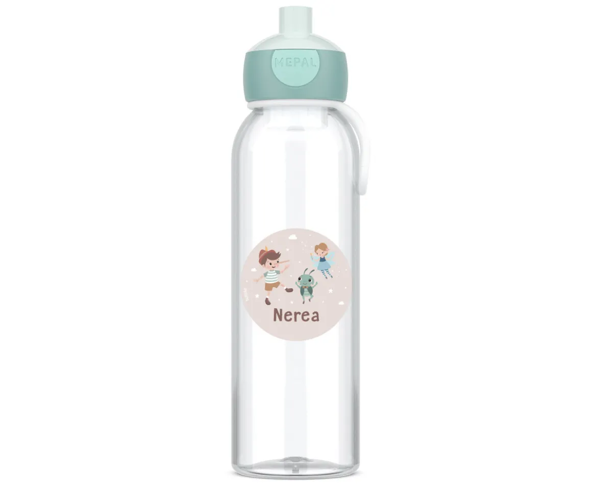 Botella Campus Pop-Up Personalizada Cool Mint 500ml The Wooden Boy