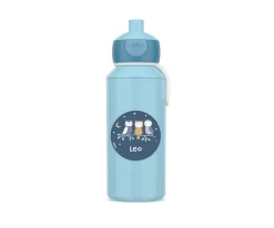 Botella Campus Pop-Up Personalizada Tutete Cool Blue 400ml Magical Forest