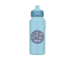 Botella Campus Pop-Up Personalizada Tutete Cool Blue 400ml Planes