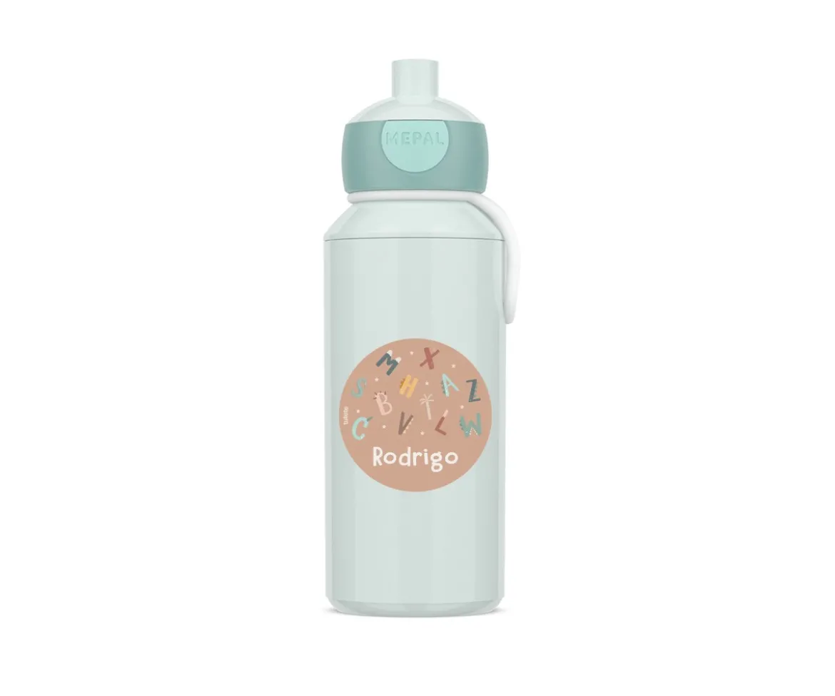 Botella Campus Pop-Up Personalizada Tutete Cool Mint 400ml Funny Letters