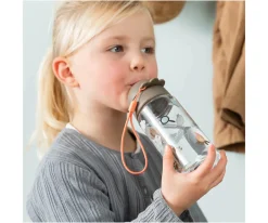 Botella con Pajita Tritán Tiny Trails Sand 350ml