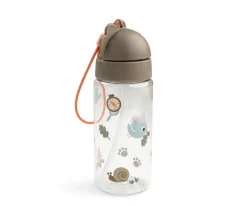 Botella con Pajita Tritán Tiny Trails Sand 350ml
