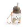Botella con Pajita Tritán Tiny Trails Sand 280ml