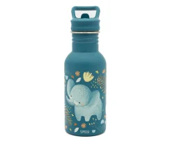 Botella de Acero con Pajita Elefante 500ml