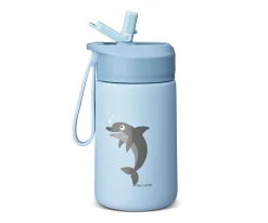 Botella de Acero Steel Hydraflip 0.4L Blue Dolphin