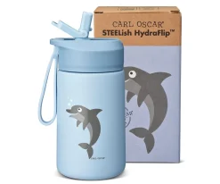 Botella de Acero Steel Hydraflip 0.4L Blue Dolphin