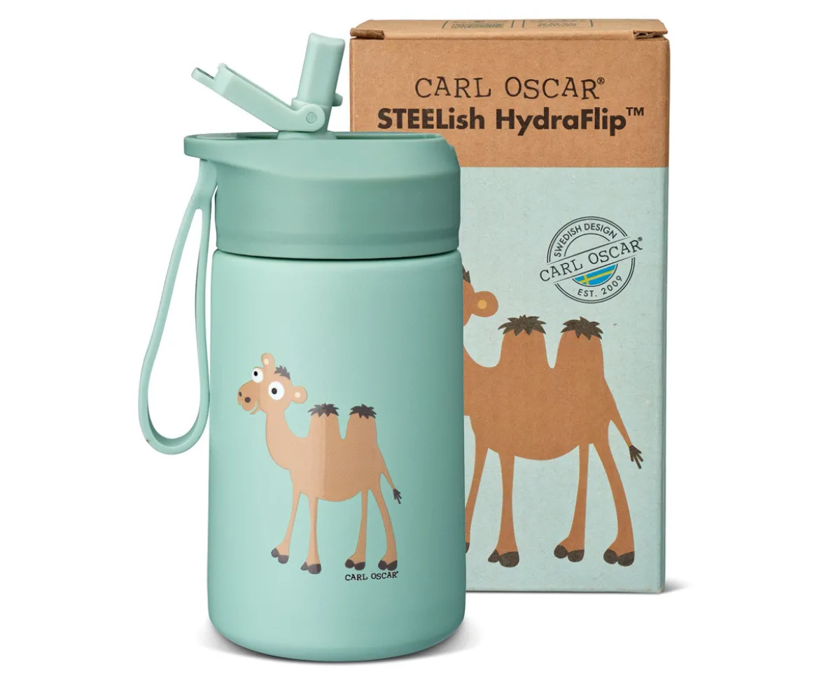 Botella de Acero Steel Hydraflip 0.4L Green Camel