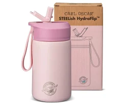 Botella de Acero Steel Hydraflip 0.4L Pink