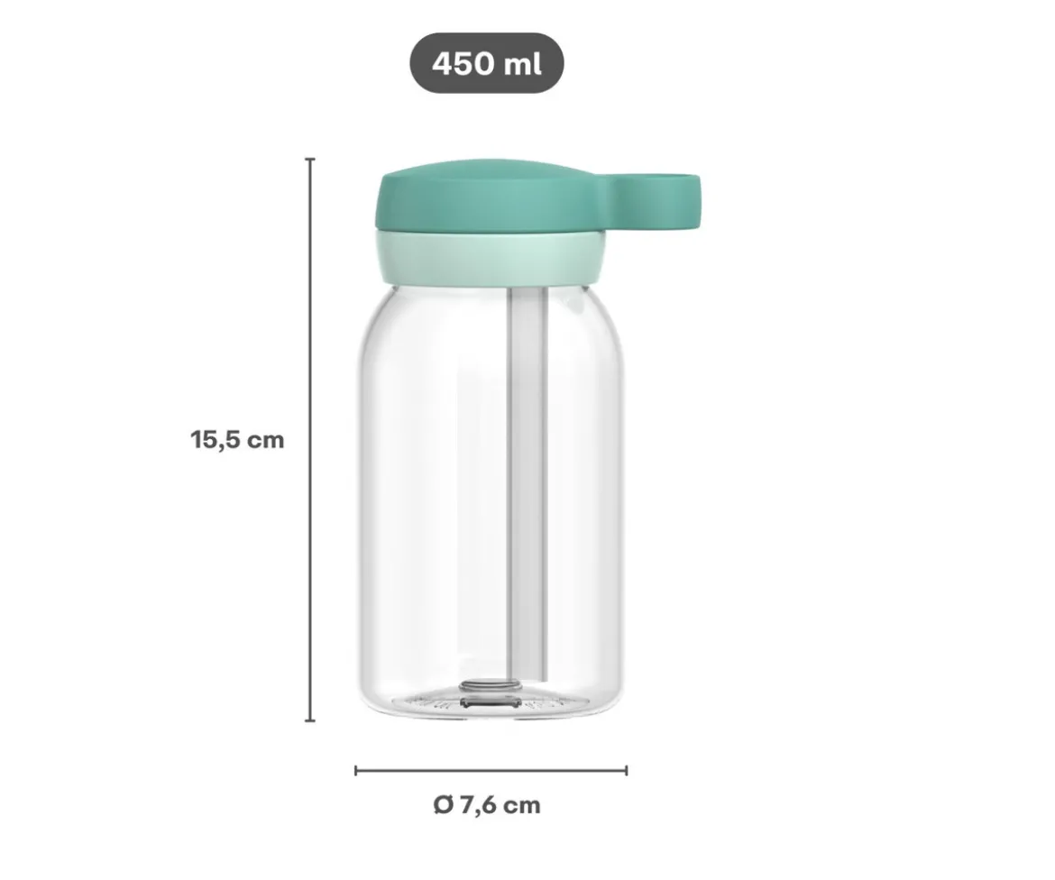 Botella de Plástico con Pajita Campus 450ml Paw Patrol Pups