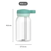 Botella de Plástico con Pajita Campus 450ml Stitch