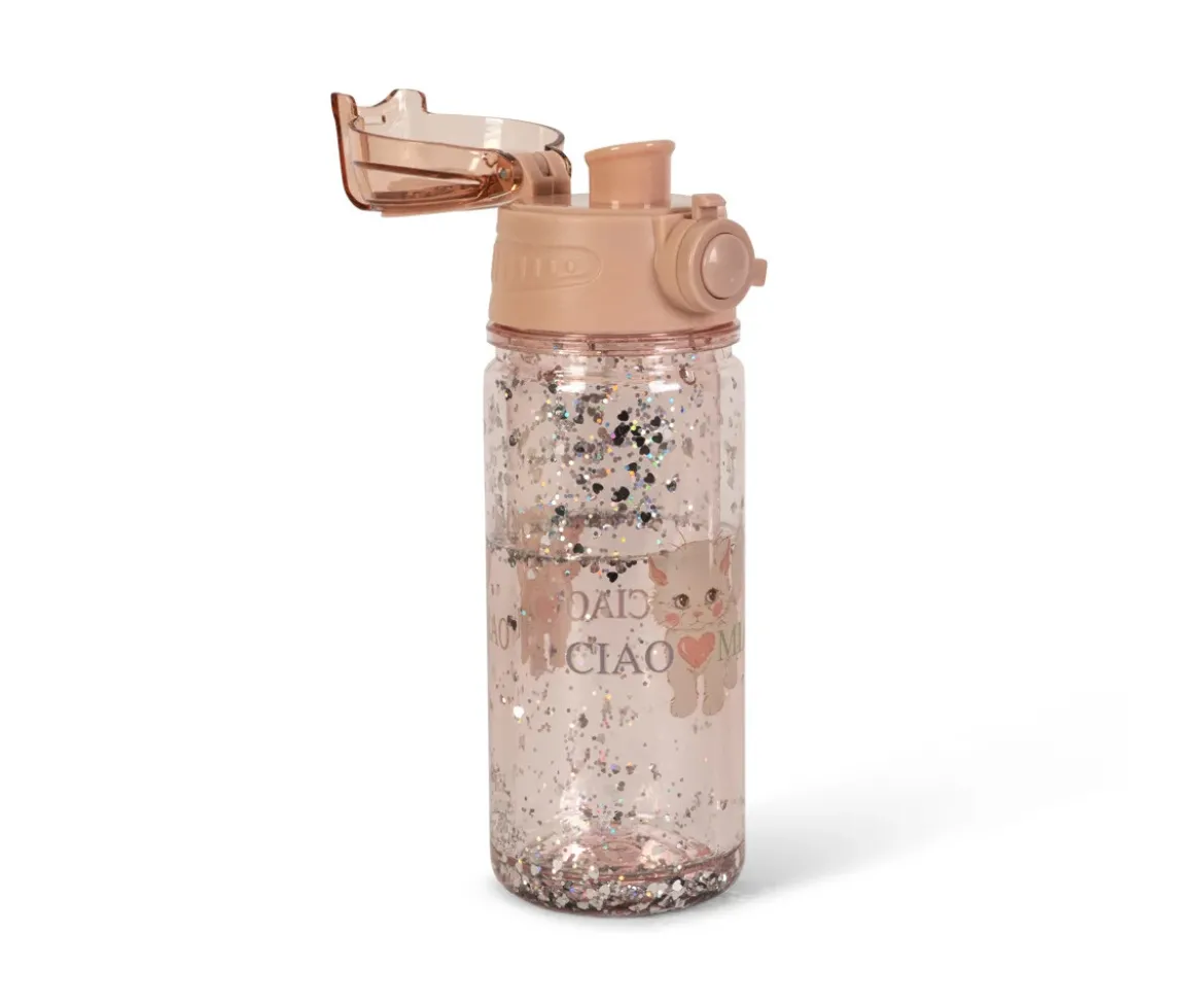 Botella de Plástico Glitter Ciao Miao 350ml