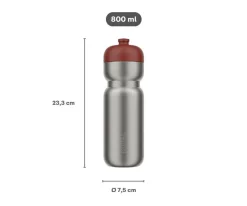 Botella Deportiva Acero Pull 800ml Moss Green