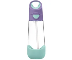 Botella de Tritán con Pajita 600 ml Lilac Pop