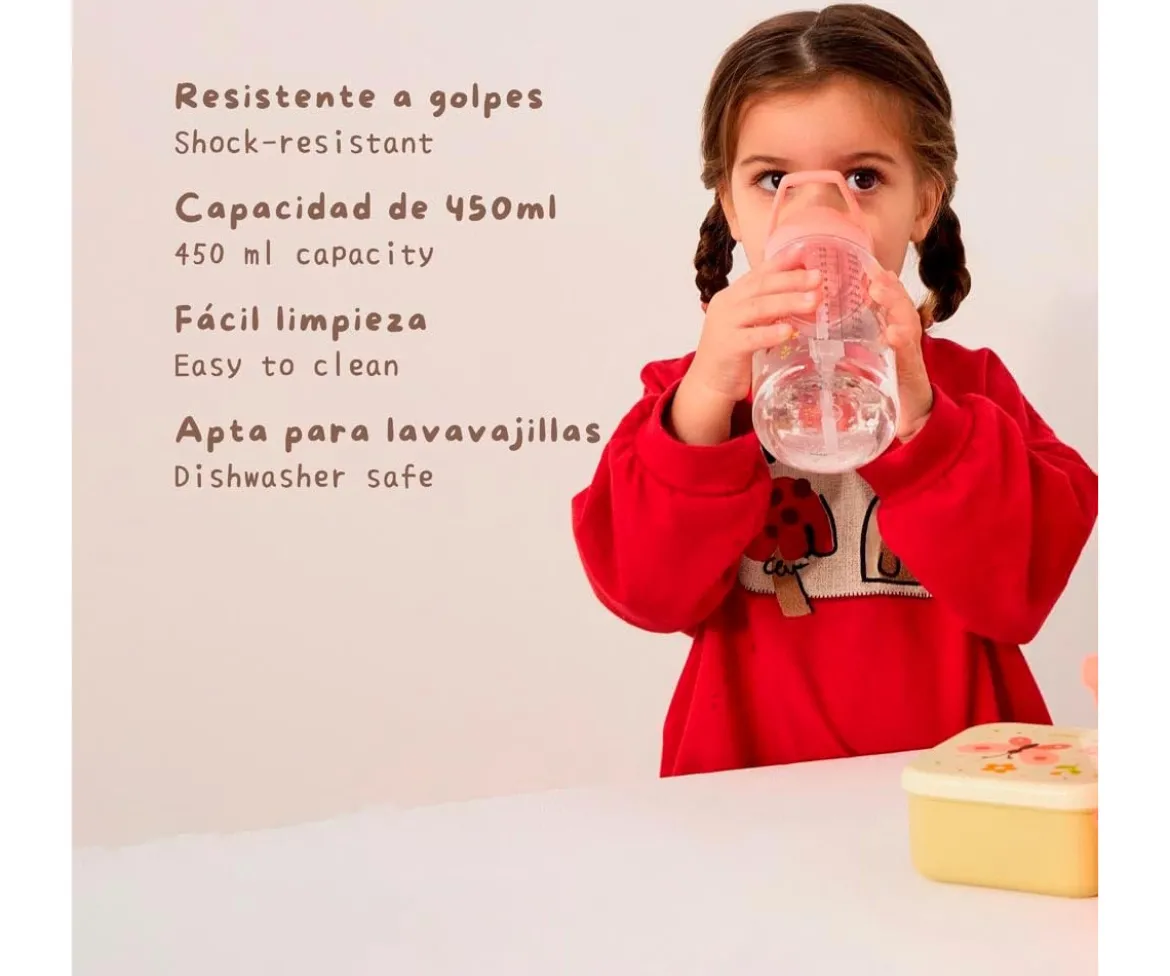 Botella Infantil Tritán Butterfly 450ml