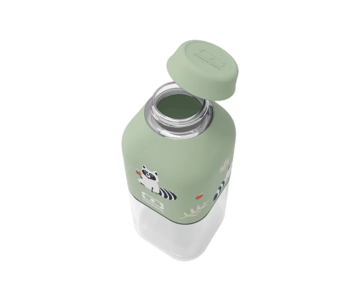 Botella MB Positive S Raccoon Verde 330ml