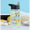 Botella Plástico con Pajita Galaxy 450ml