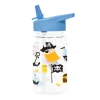 Botella Plástico con Pajita Personalizable Pirates 450ml