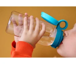 Botella Plástico con Tapón Abatible Campus 600ml Stitch