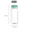 Botella Plástico con Tapón Abatible Campus 600ml Sunshine & Rainbow
