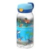 Botella Plástico con Tapón Abatible Campus 600ml Tropical Ocean