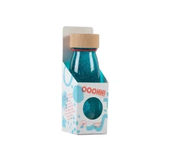 Botella Sensorial Flotante Turquesa
