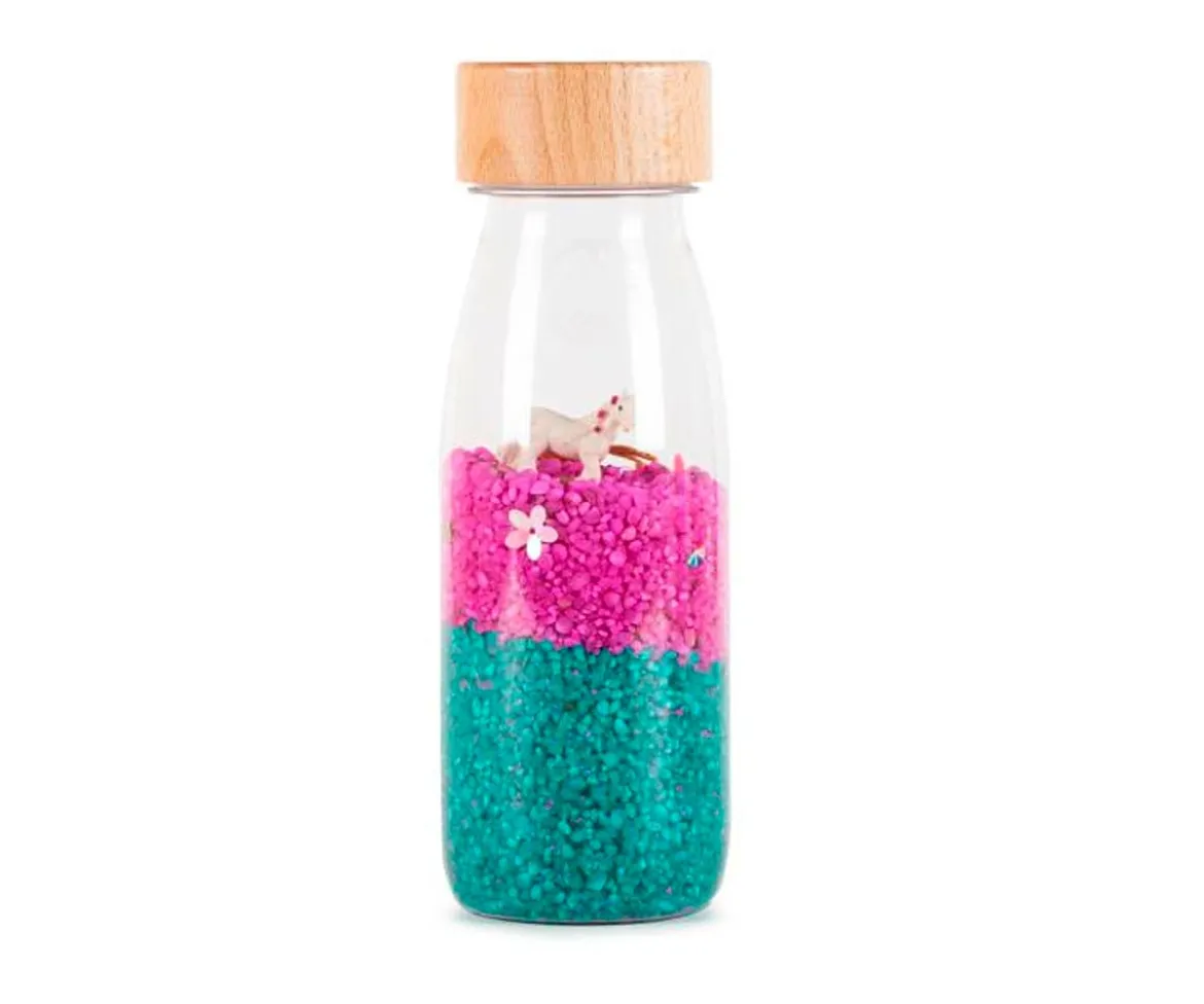 Botella Sensorial Sonidos Unicornio