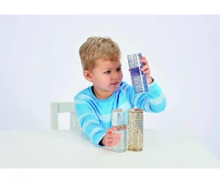 3 Botellas Sensoriales Glitter