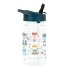 Botella Tritán con Pajita Robots 450ml