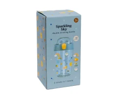 Botella Tritán 2 en 1 Sparkling Sky