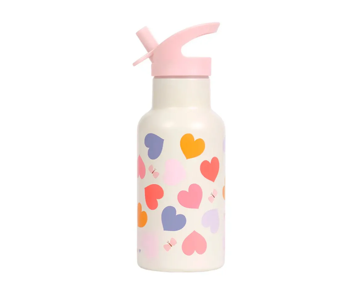 Botella Térmica Acero Corazones 350ml