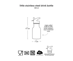 Botella Térmica Acero Dinosaurio 350ml