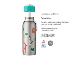 Botella Térmica Campus Flip-Up Flowers & Butterflies 350 ml